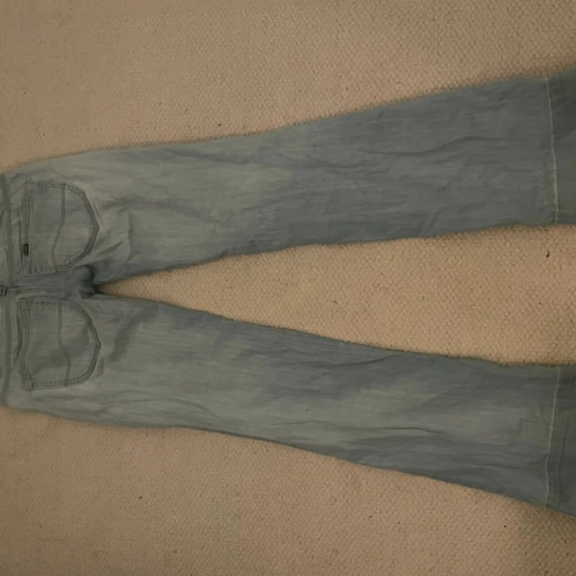 Ljusblå low Waist jeans  - 3