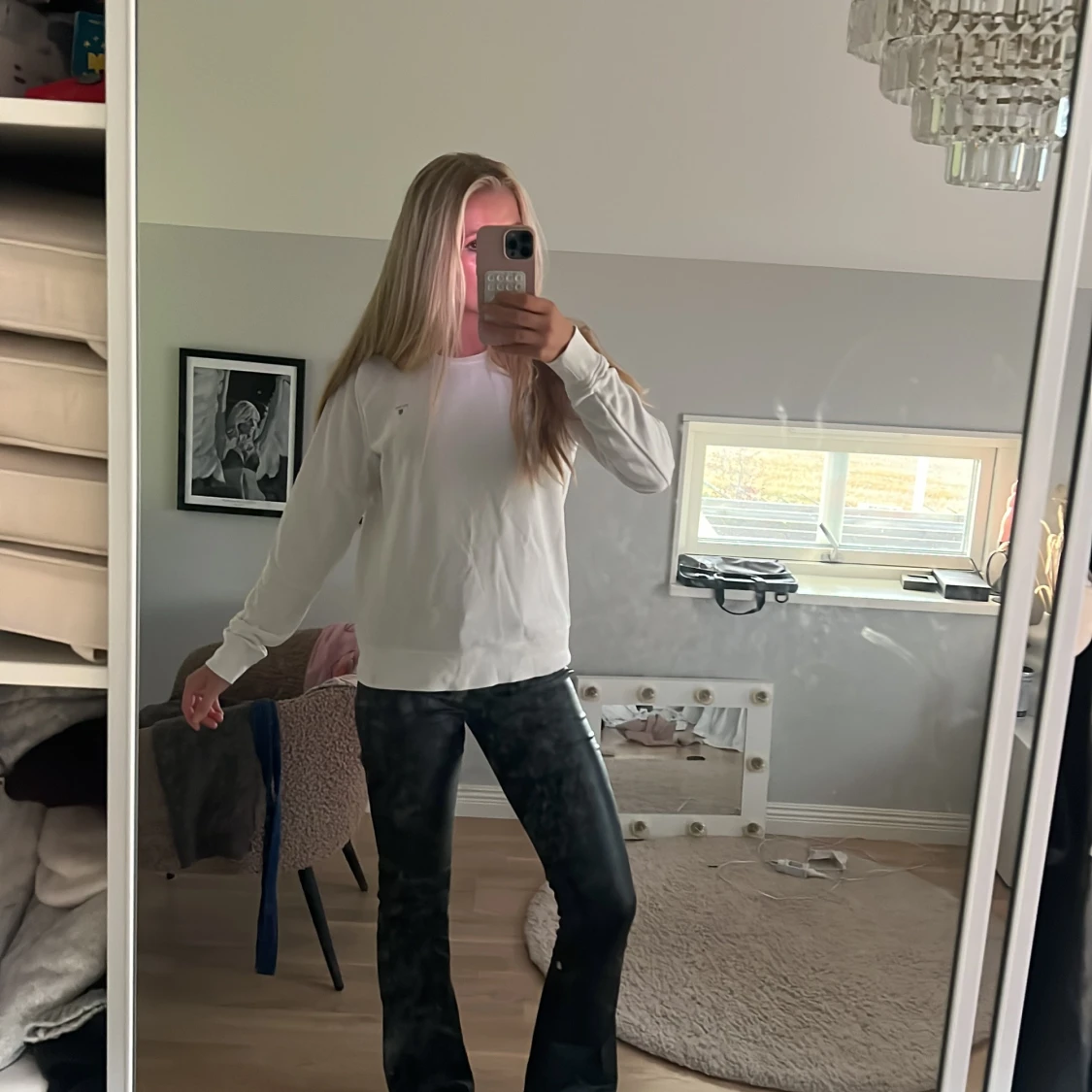 Vit långärmad tröja från Gant - 1