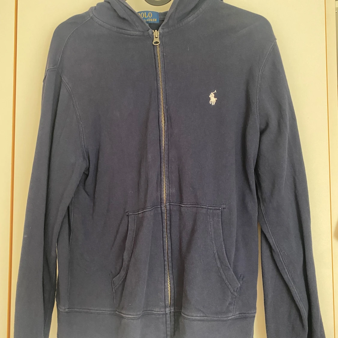 Blå zip hoodie från Polo Ralph Lauren