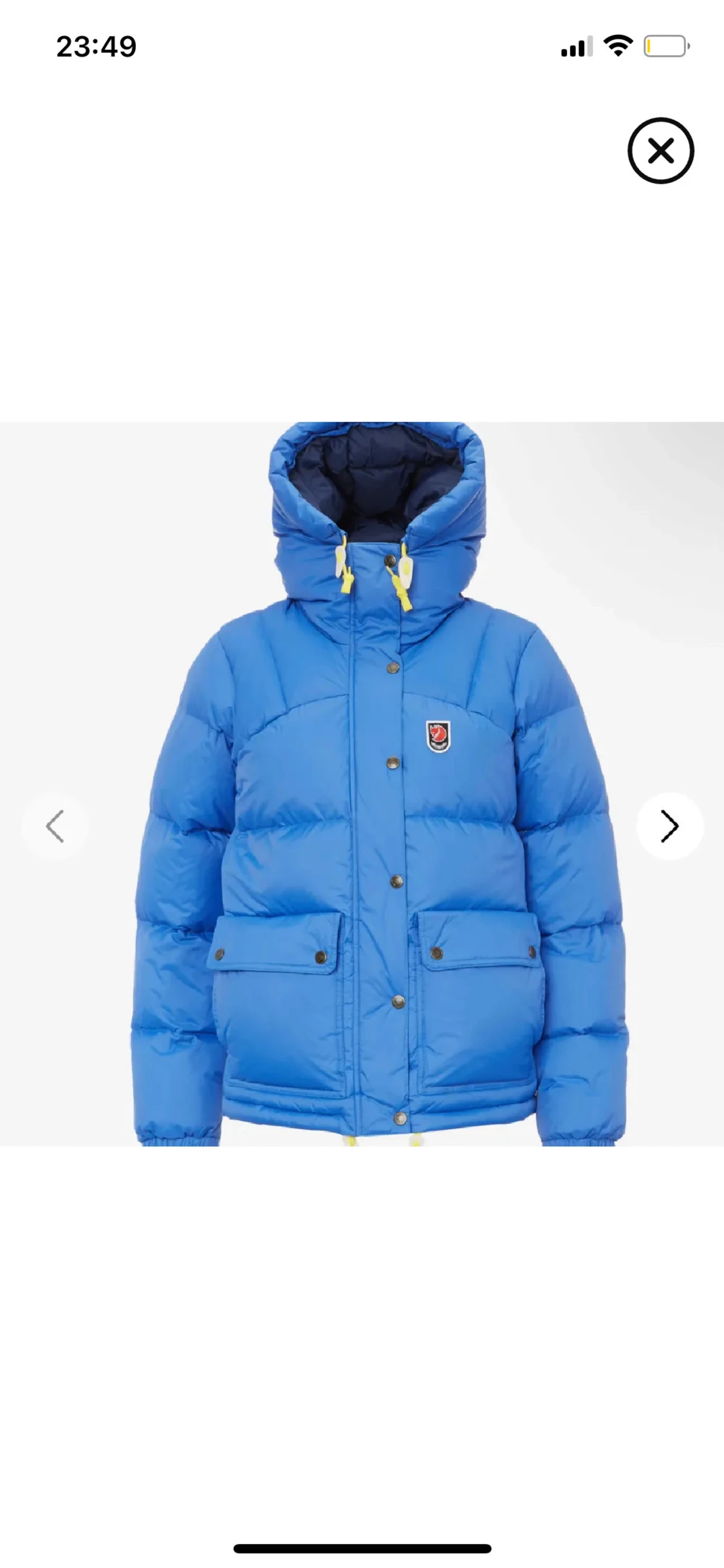 Blå dunjacka från Fjällräven( BYTES) - 1