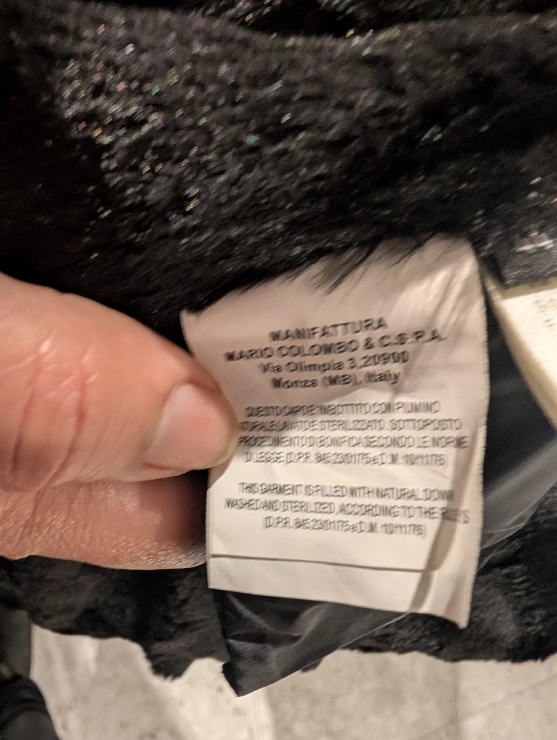 Svart dunjacka från Colmar - 3