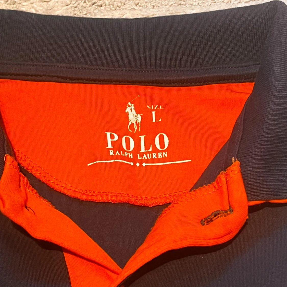 Svart och orange pikétröja Polo Ralph Lauren - 3