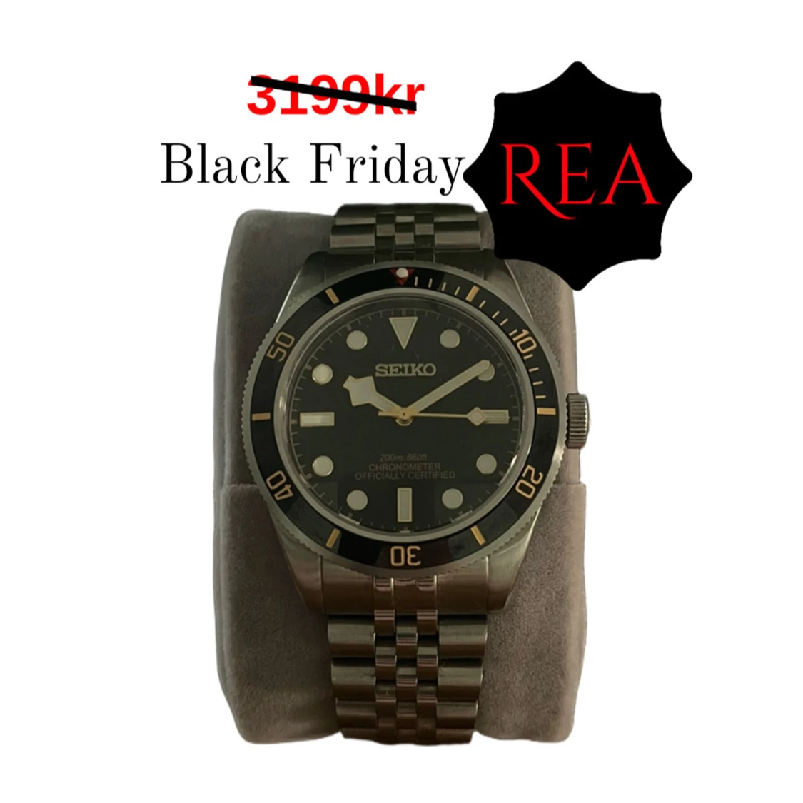 Seiko Mod klocka Black Friday 