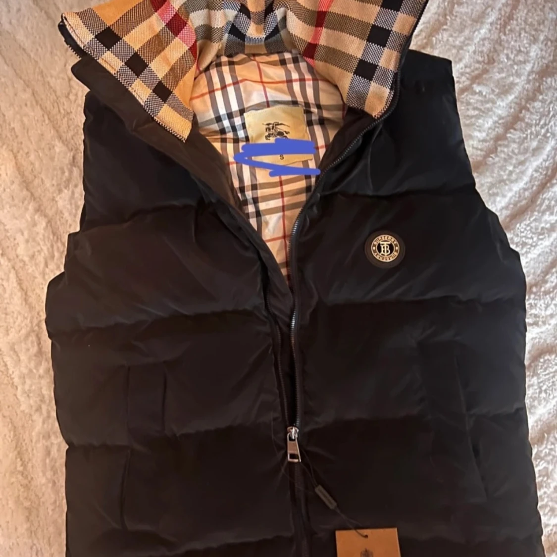 Svart dunväst från Burberry