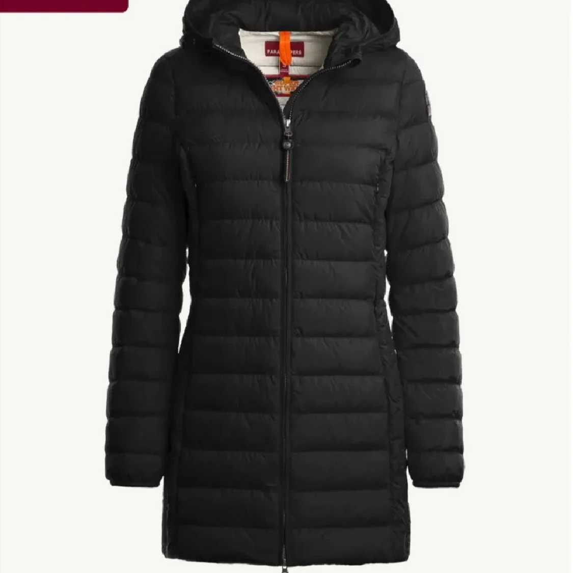 Svart lång dunjacka Parajumpers