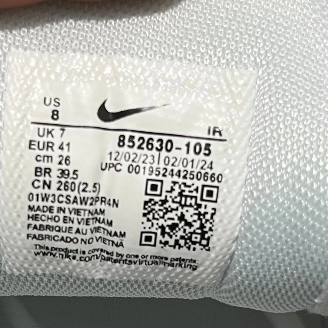 Nike Air Max Plus vit/blå sneakers - 4