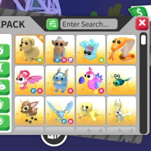 Adopt Me! Legendary & Rare Pets Collection - Stor samling av sällsynta och legendariska Adopt Me!-husdjur till Roblox, inklusive flygande, ridbara och neonversioner. Perfekt för samlare och spelare som vill utöka sin samling med unika och eftertraktade djur. Alla husdjur är i fint skick och redo att användas direkt.