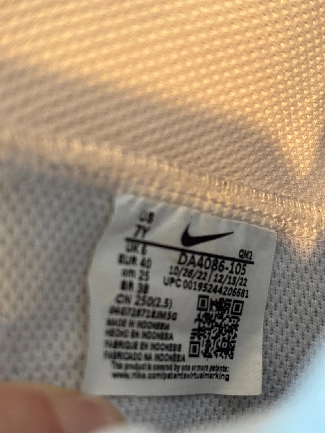 Nike Blazer Mid vit/rosa EUR 40 - 3