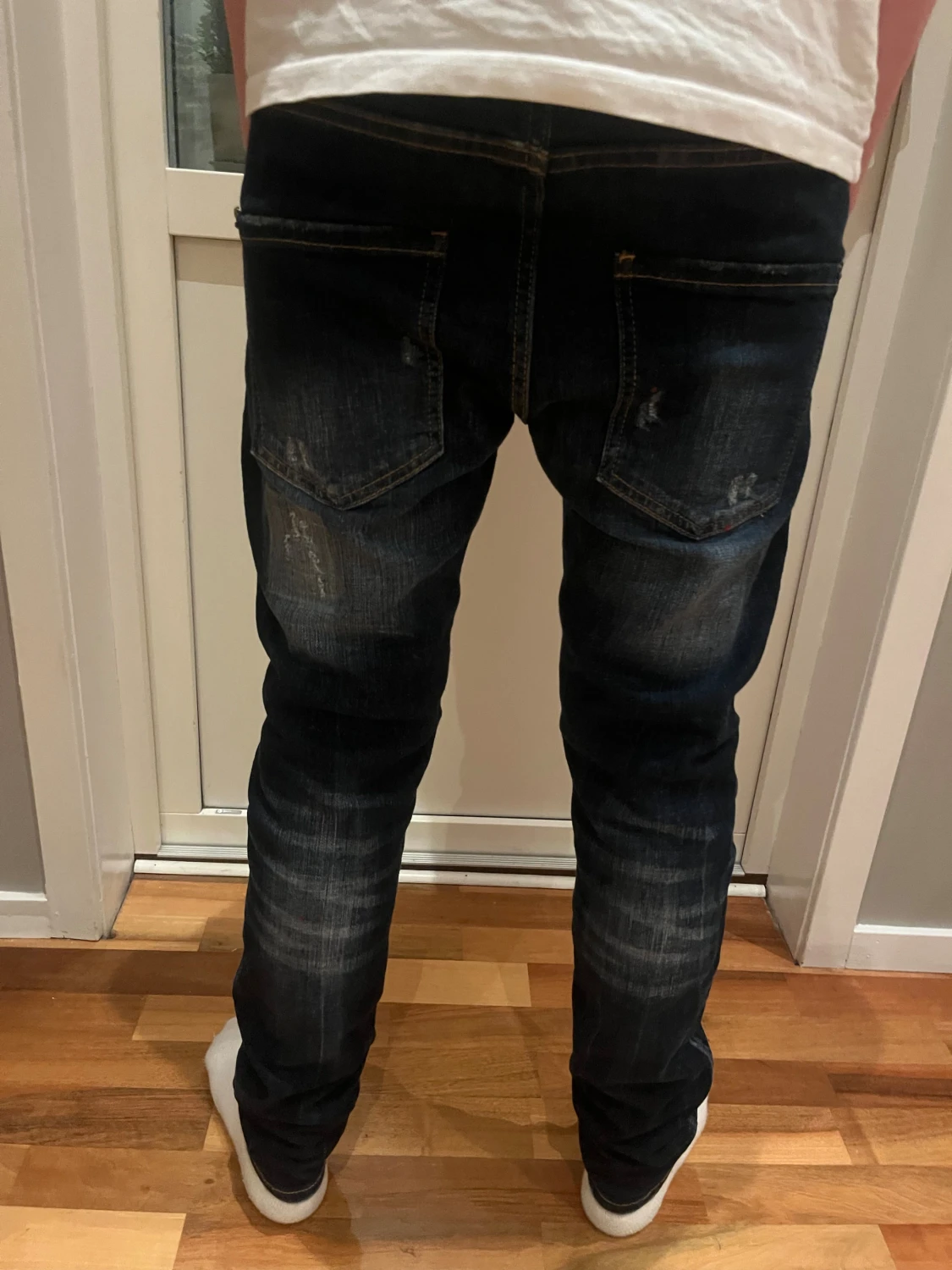 Dsquared2 mörkblå slim jeans - 2