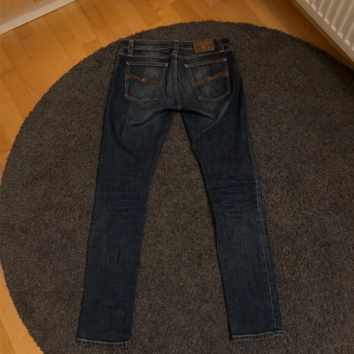 Nudie Jeans Skinny Lin blå jeans - 4