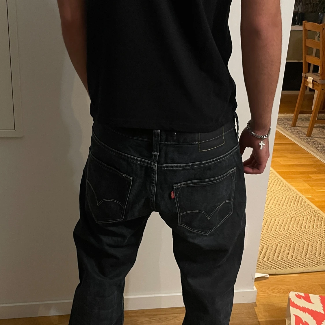 Levis 501 mörkblå    - 2