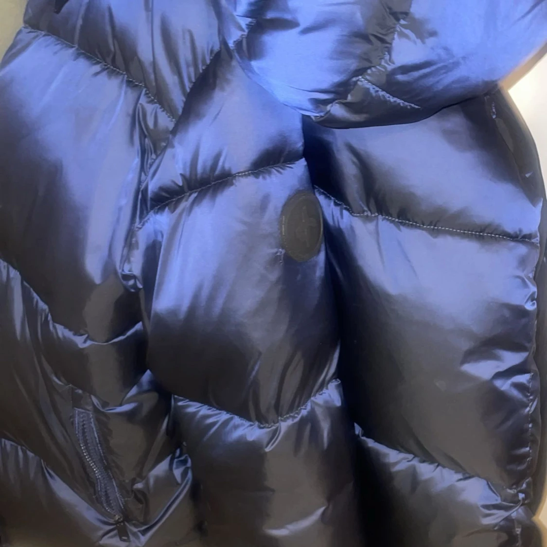  marinblå vinterjacka - 1