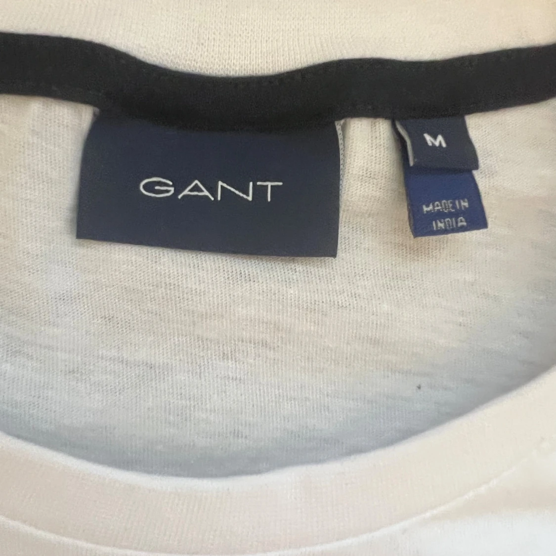Vit GANT t-shirt med tryck - 2