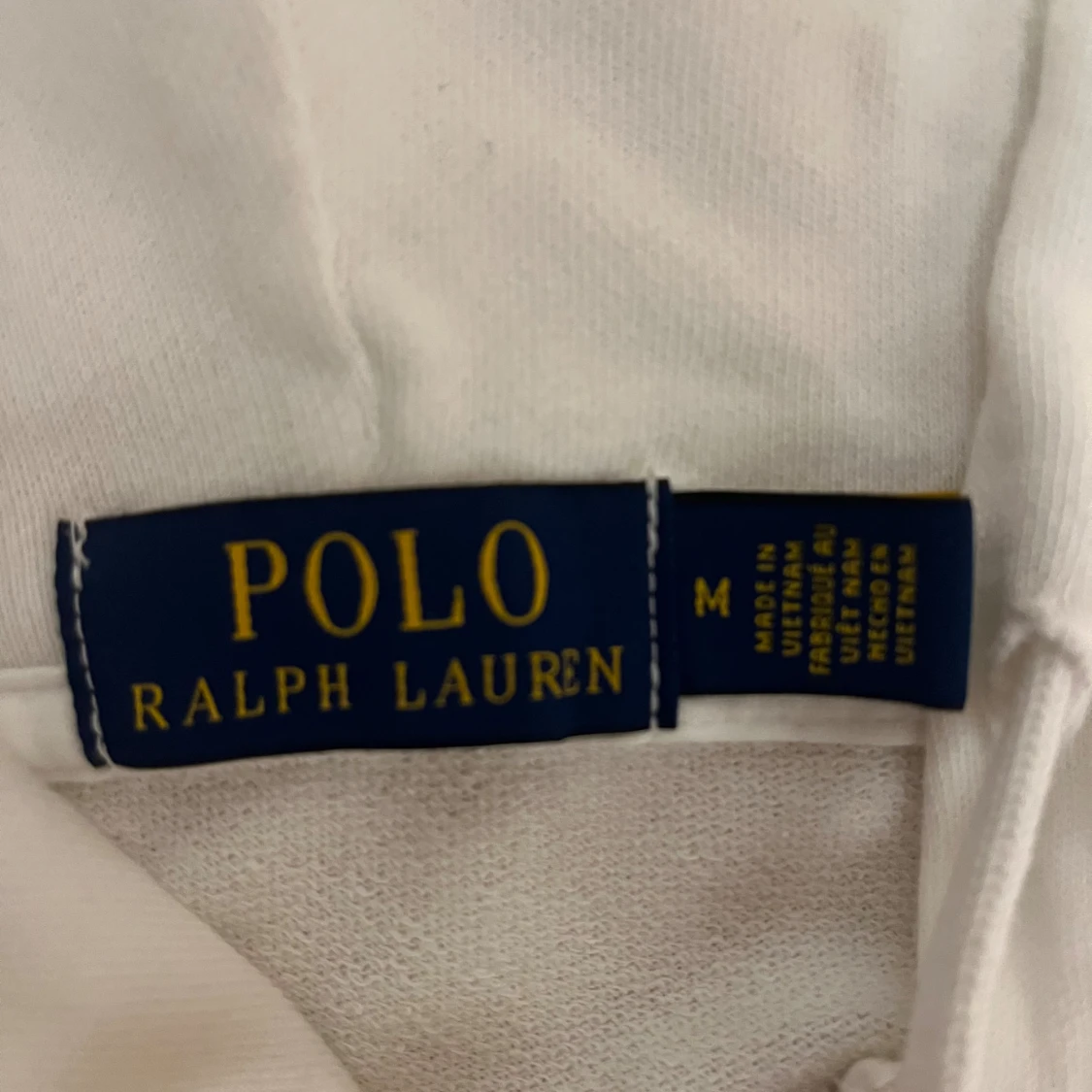 Vit zipp hoodie från Polo Ralph Lauren - 1
