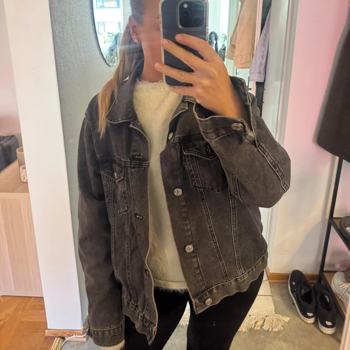 Oversized jeansjacka