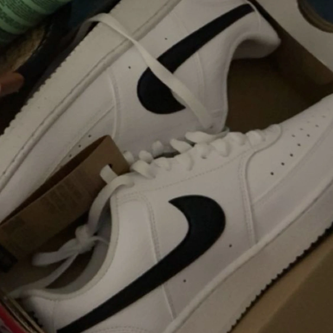 Oanvända Nike Court Vision Low sneakers vit/svart - 3