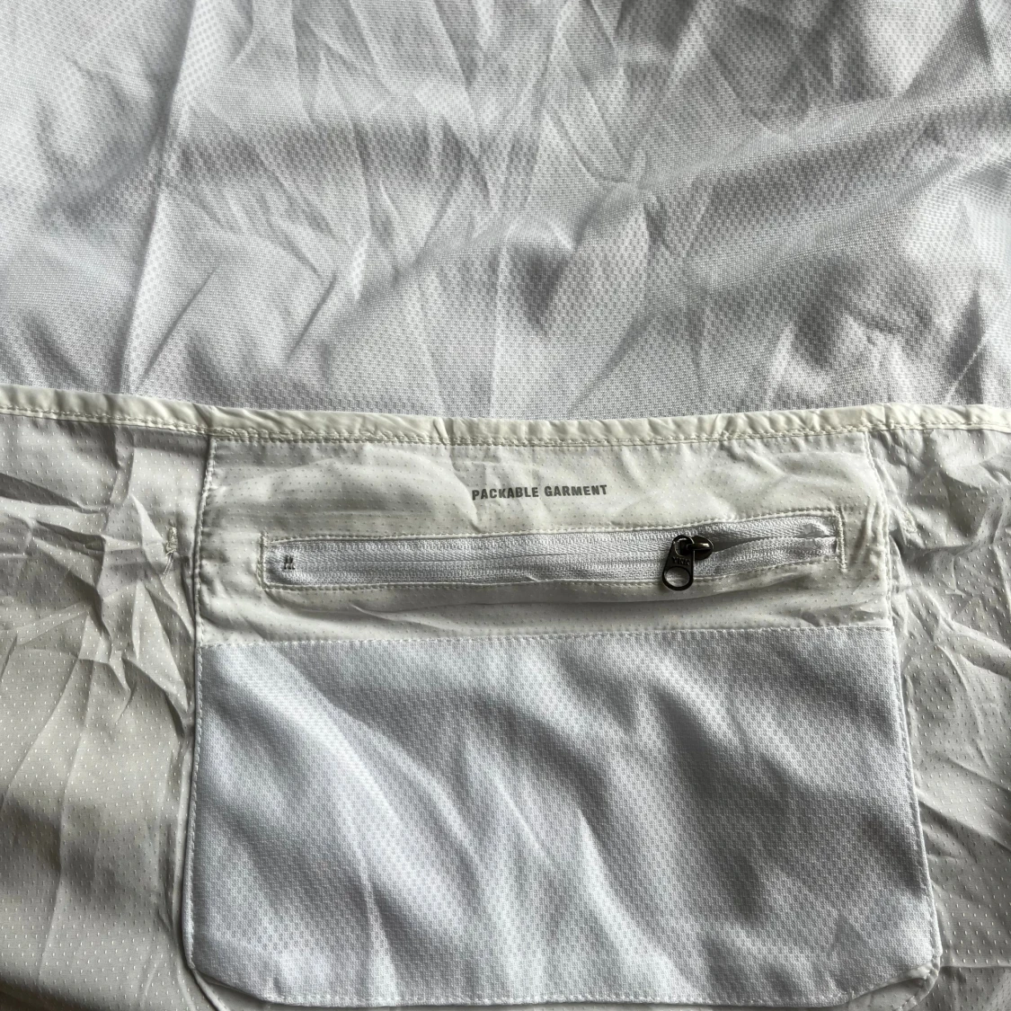 Vit Nike vindjacka med huva M - 3