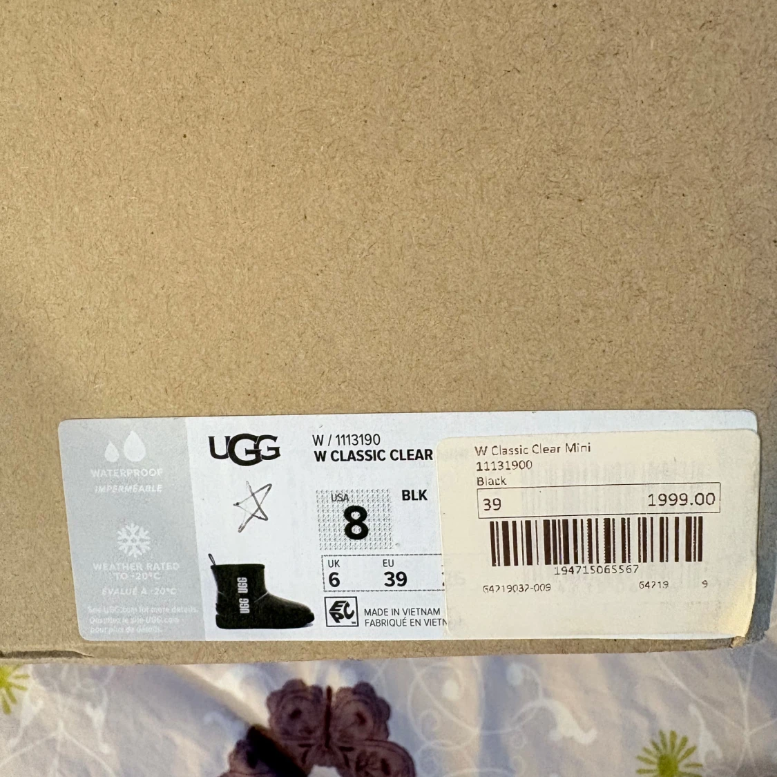 Svarta UGG boots med logga - 4