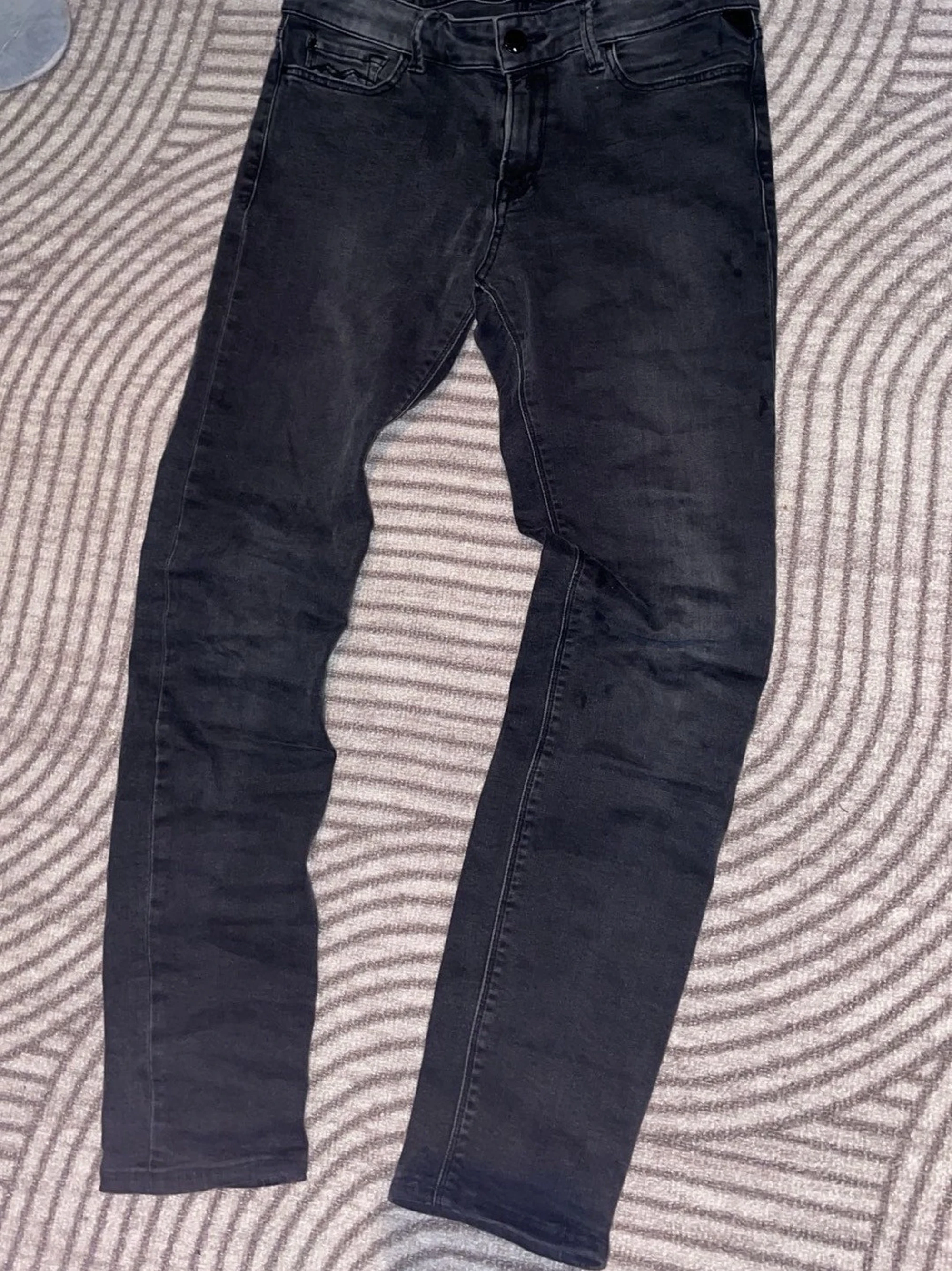 Svarta Replay jeans med stretch