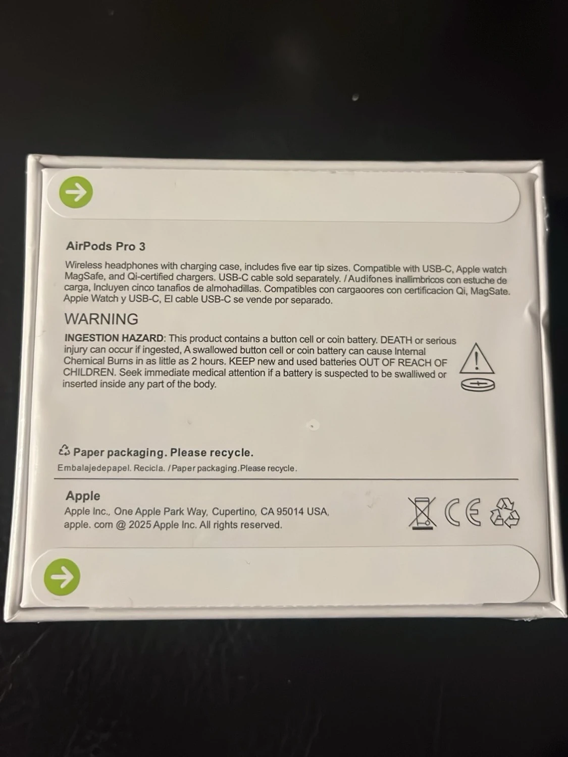 Apple AirPods Pro 3 trådlösa hörlurar - 2