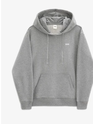 Grå hoodie från Vans med ficka - Klassisk grå hoodie från Vans med justerbar huva och stor magficka. Tillverkad i mjuk bomullsmix och har ribbade muddar vid ärmslut och nederkant. Liten Vans-logga broderad på bröstet. Perfekt för en chill och avslappnad stil.