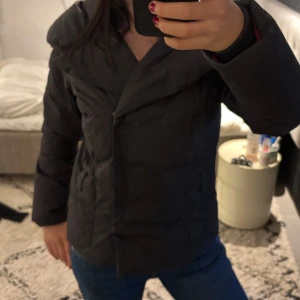 En svart vinterjacka  - Säljer en superfin svart figursydd vinterjacka 