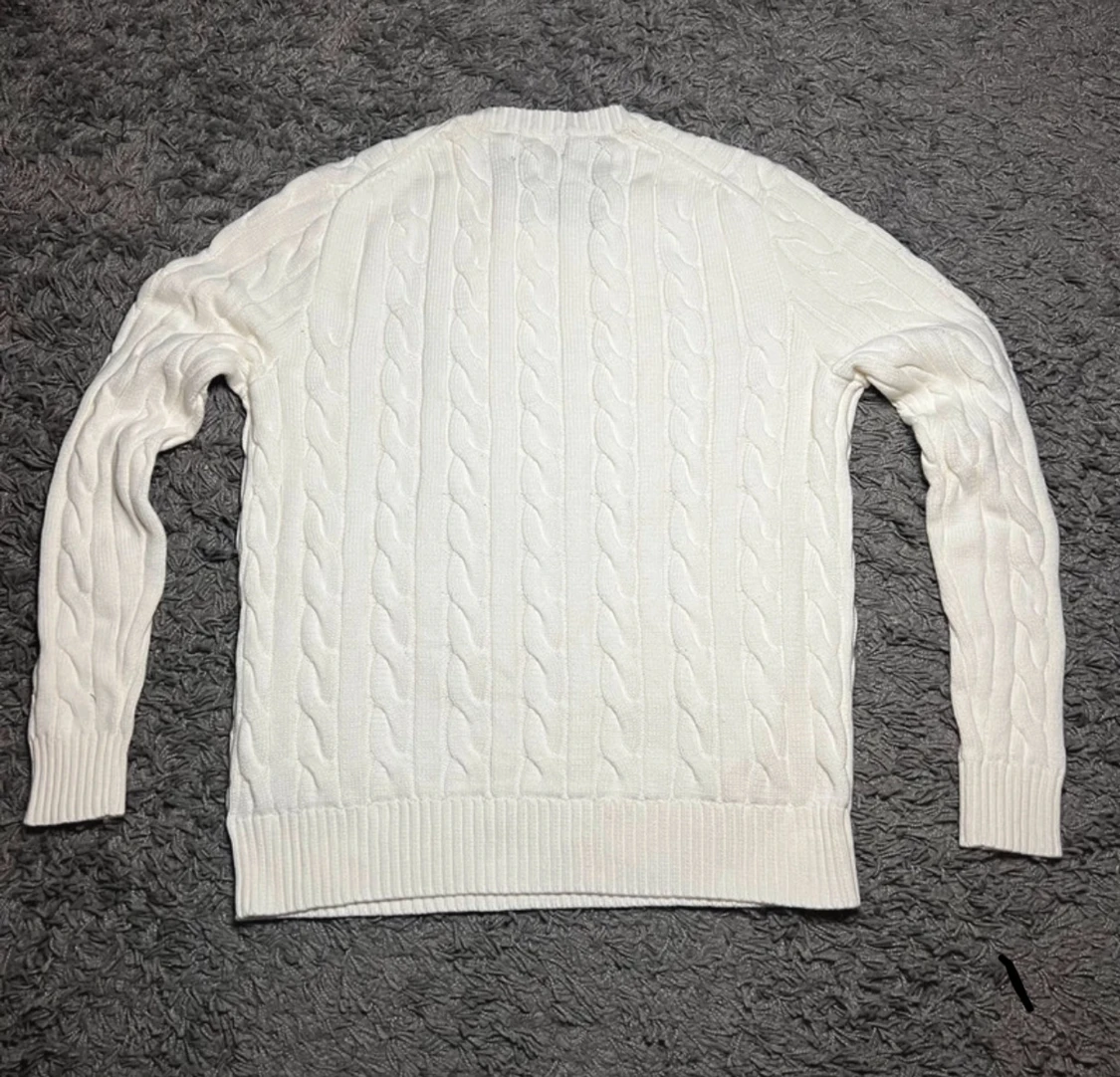 Vit stickad tröja från Polo Ralph Lauren - 3