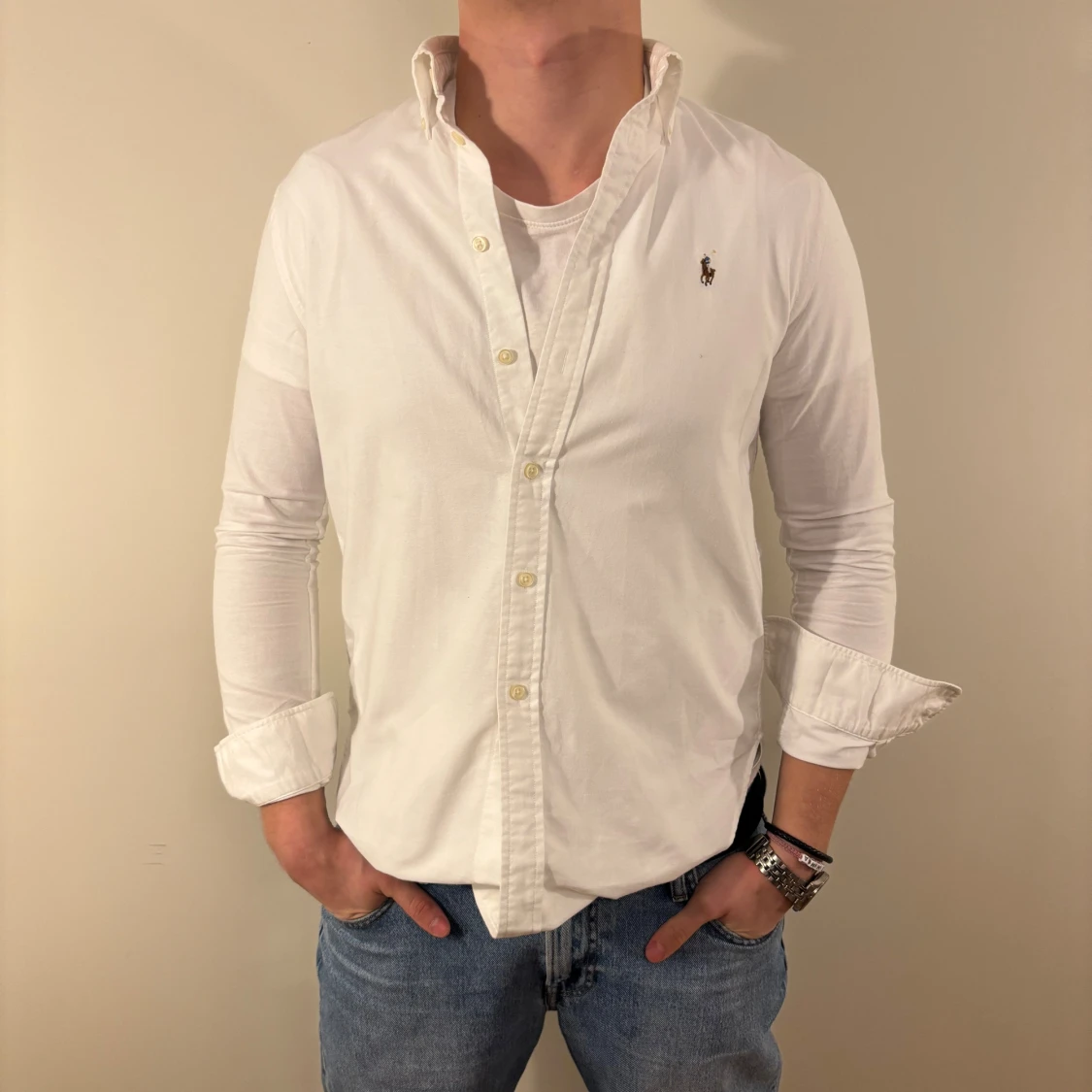 Vit Ralph Lauren skjorta - 1