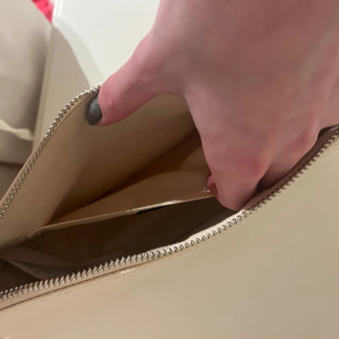 Beige axelväska från Even&Odd - 3