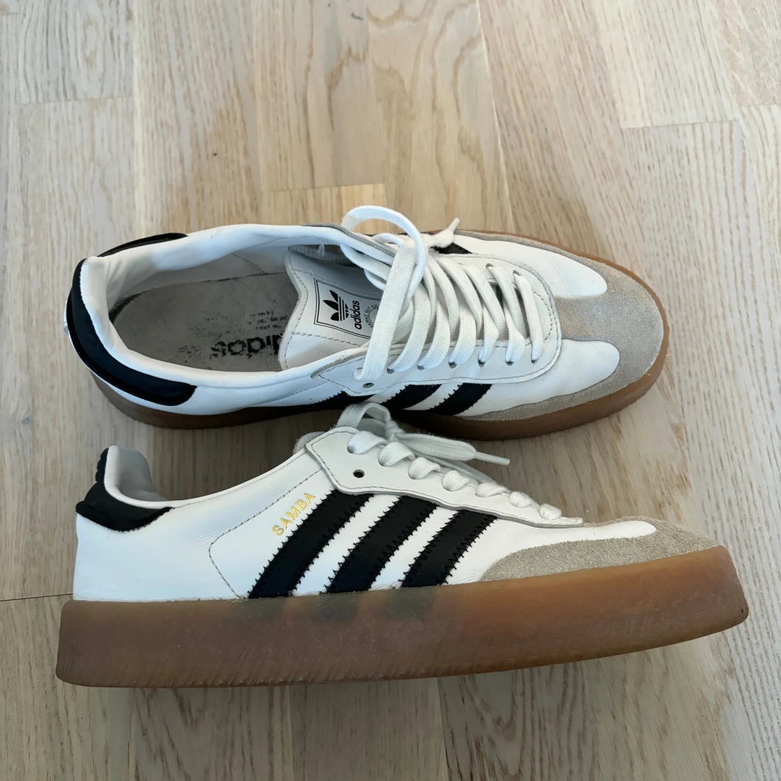 Adidas Samba sneakers vit/svart