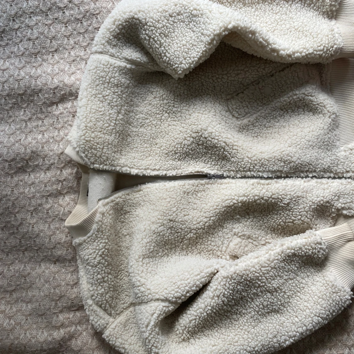 Beige teddyjacka - 2