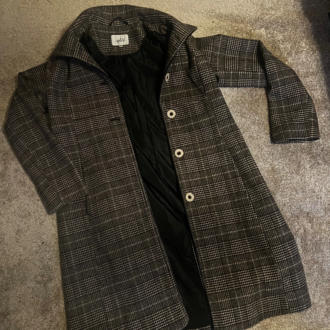 Rutig kappa från Isolde, stl 34