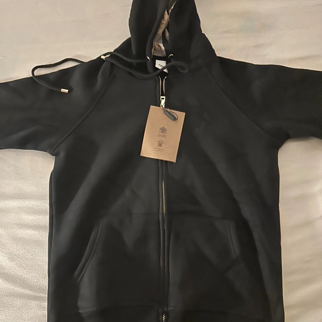 Svart Burberry hoodie 
