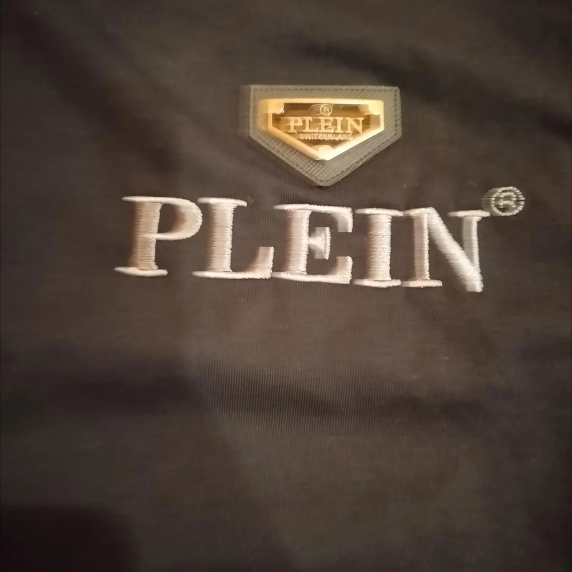 Svart Philipp Plein t-shirt med logga - 1