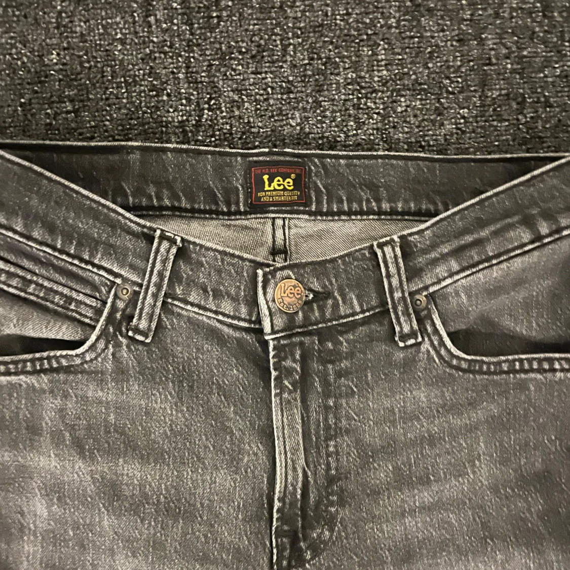 Svarta Lee jeans - 1