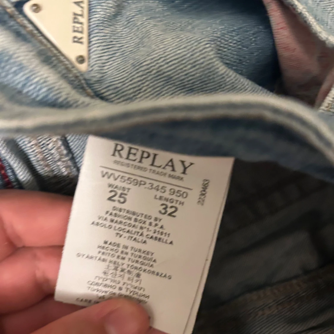 Replay ljusblå jeans Pearl 25/32 - 2