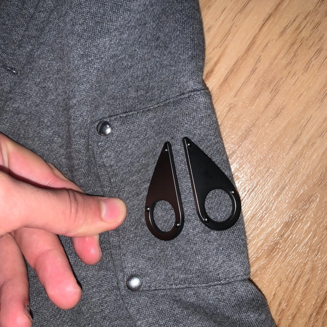 Grå Moose Knuckles classic Bunny  S - 3