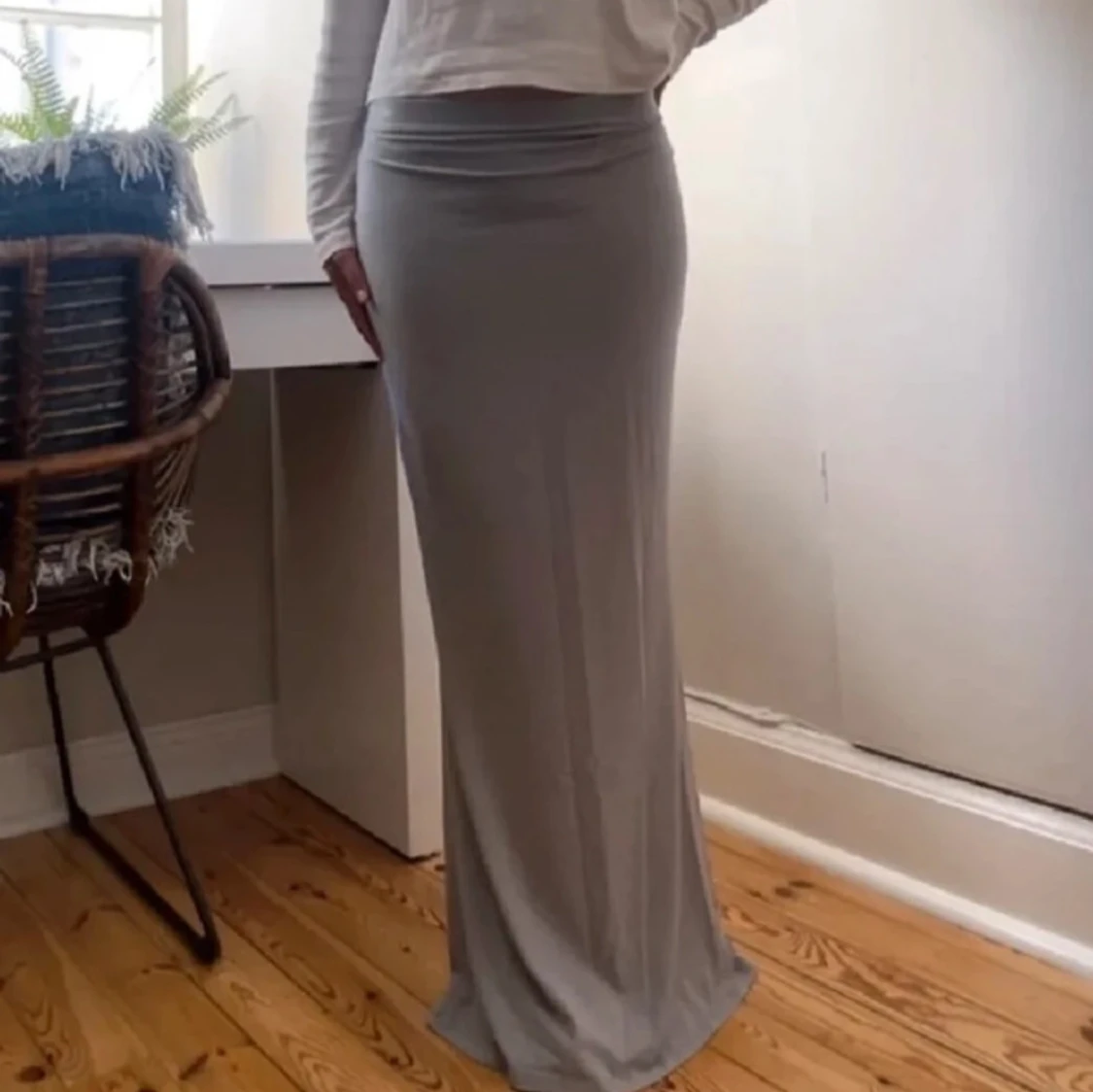 Grå maxikjol  - 1