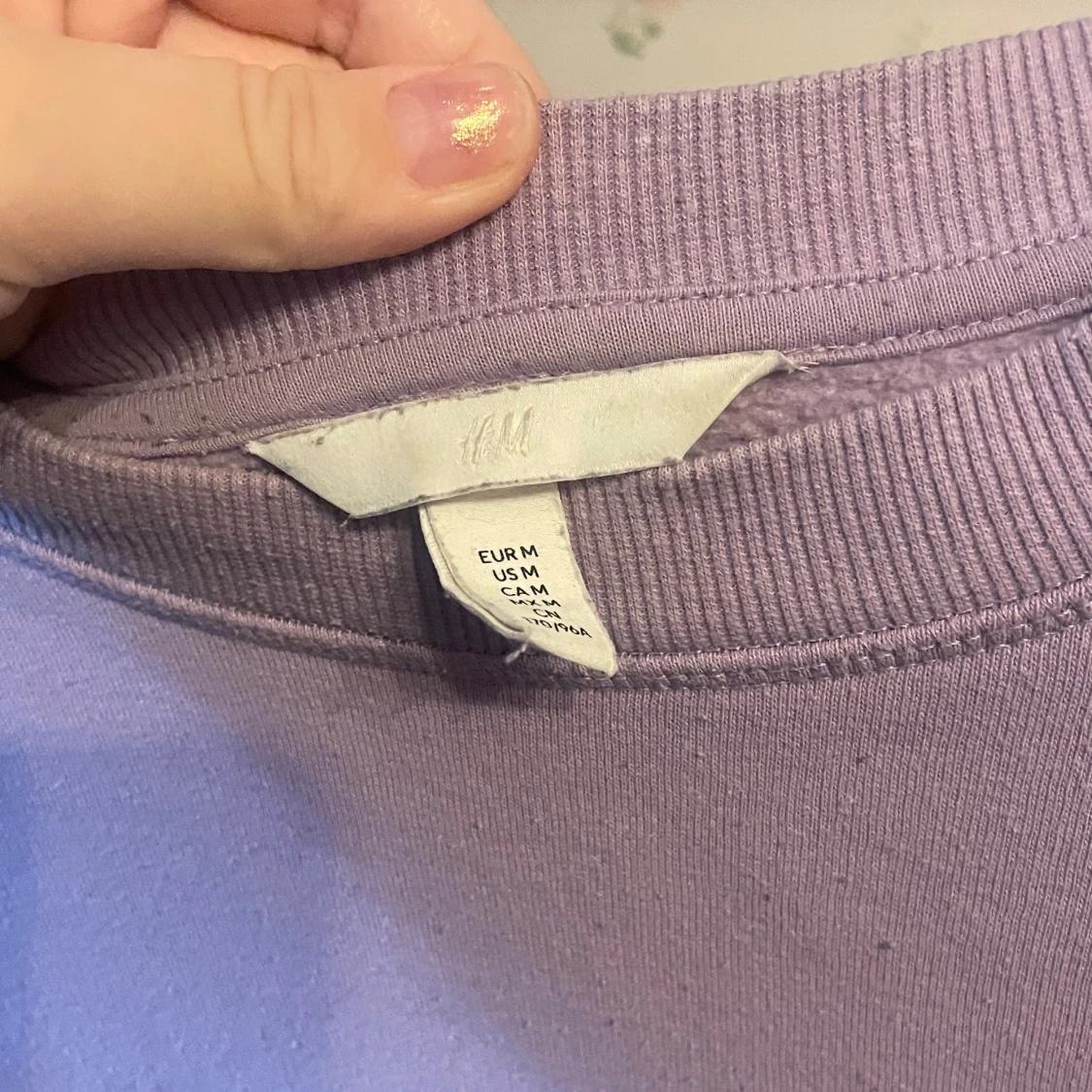 Ljuslila sweatshirt Arizona H&M  - 2