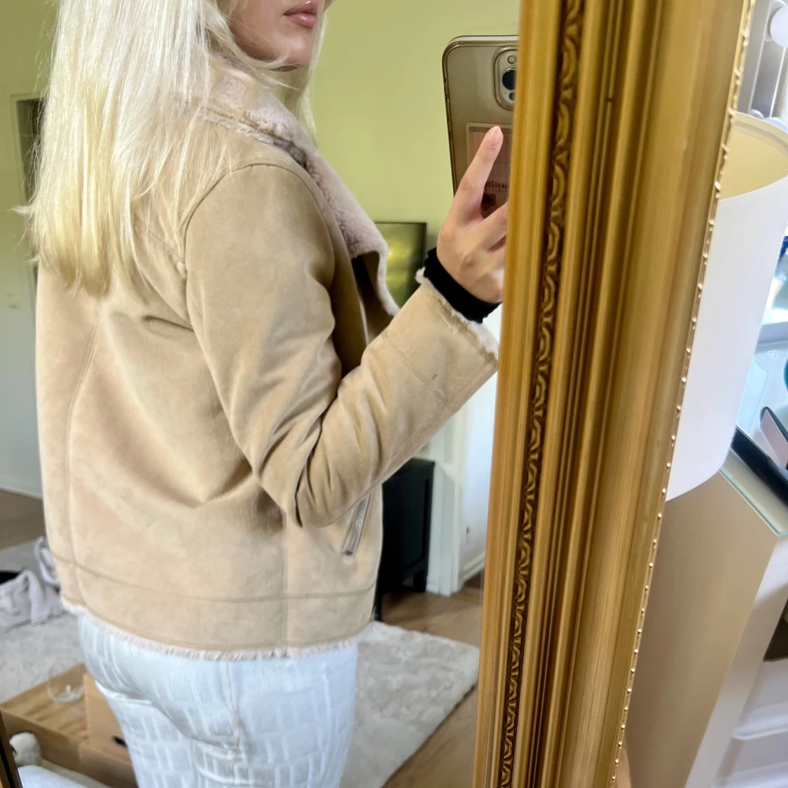 Beige mocka-imitation  - 2