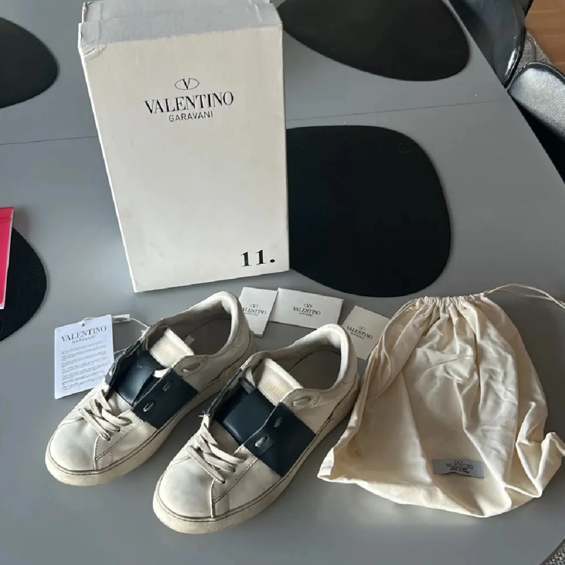 Valentino Garavani Open sneakers vit/svart