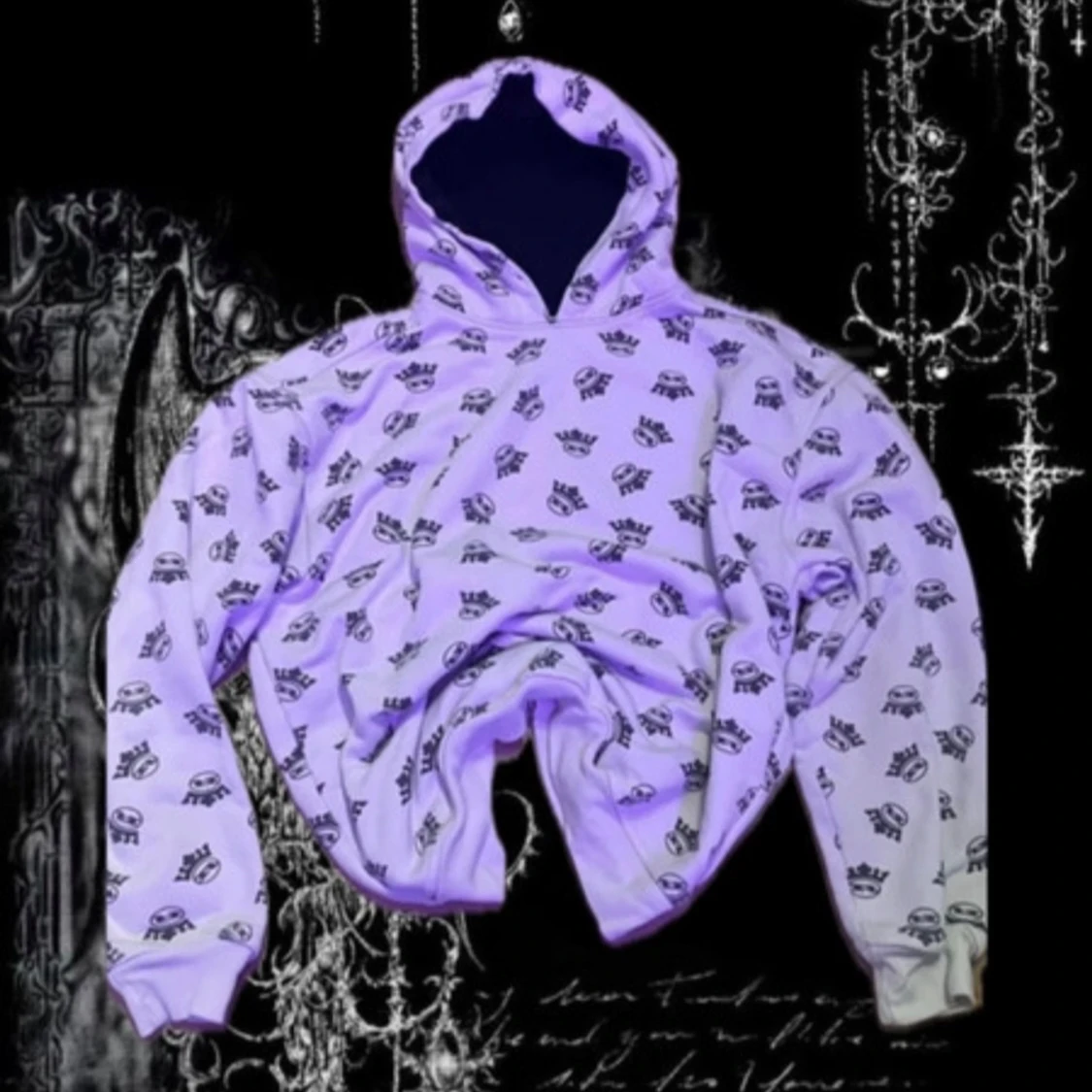 SWAG Affliction Royal Hoodie Y2K 90s Skater Rap Baggy Hoodie