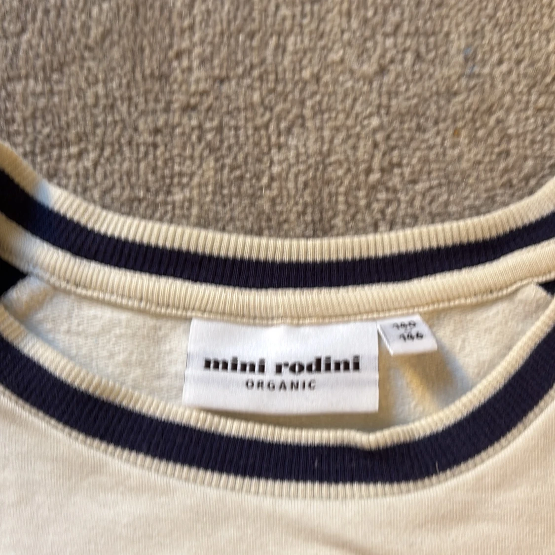 Pingvintröja från Mini Rodini, blå/vit - 2