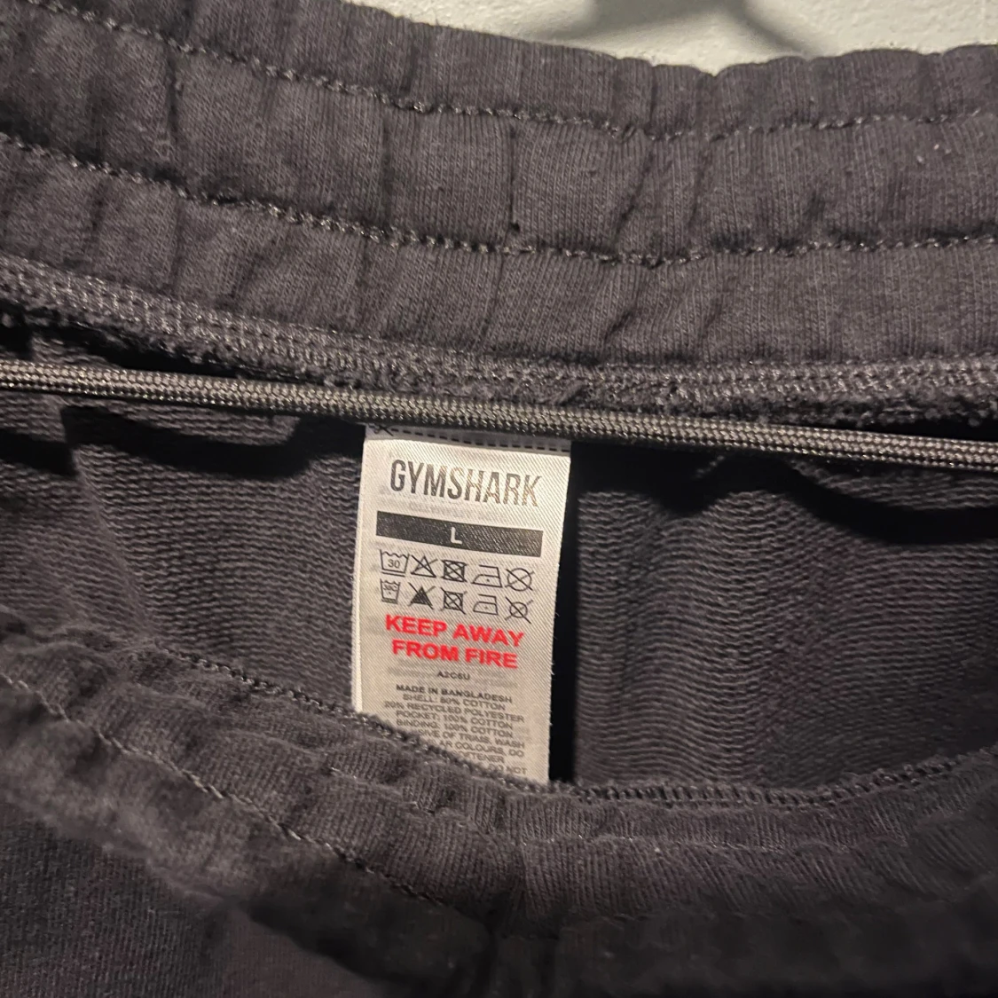 Svarta shorts från Gymshark med snörning - 2