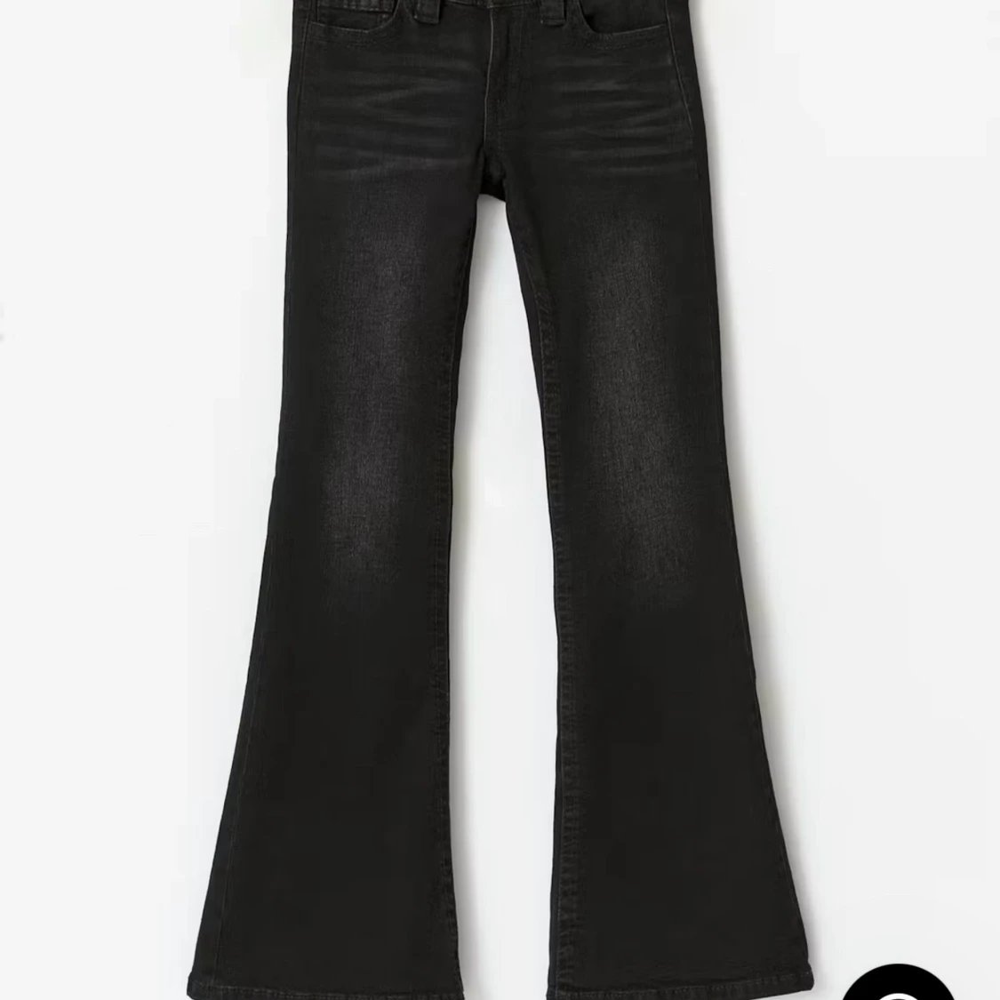 Svarta bootcut jeans med nitar - 1