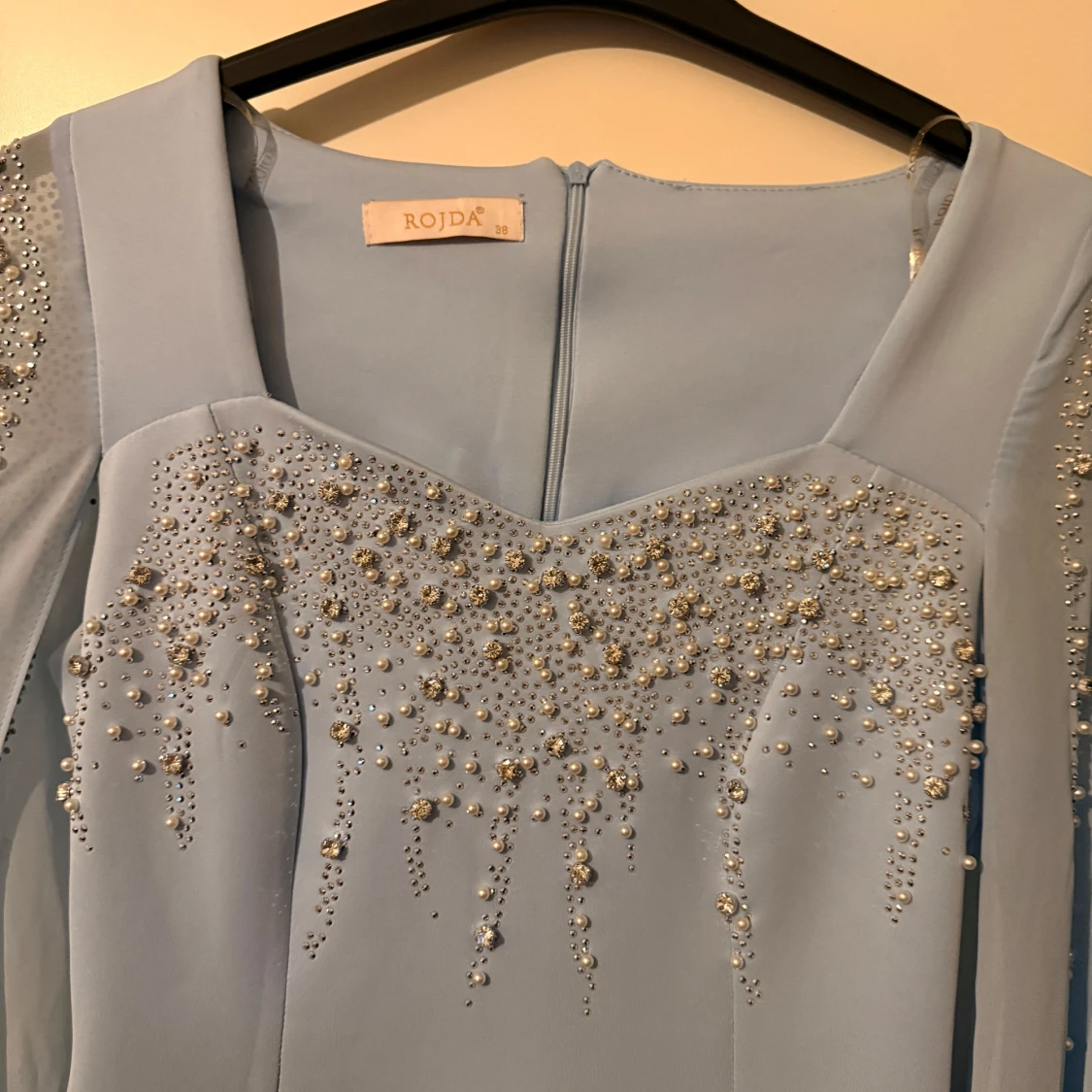 Ljusblå långklänning  - 3