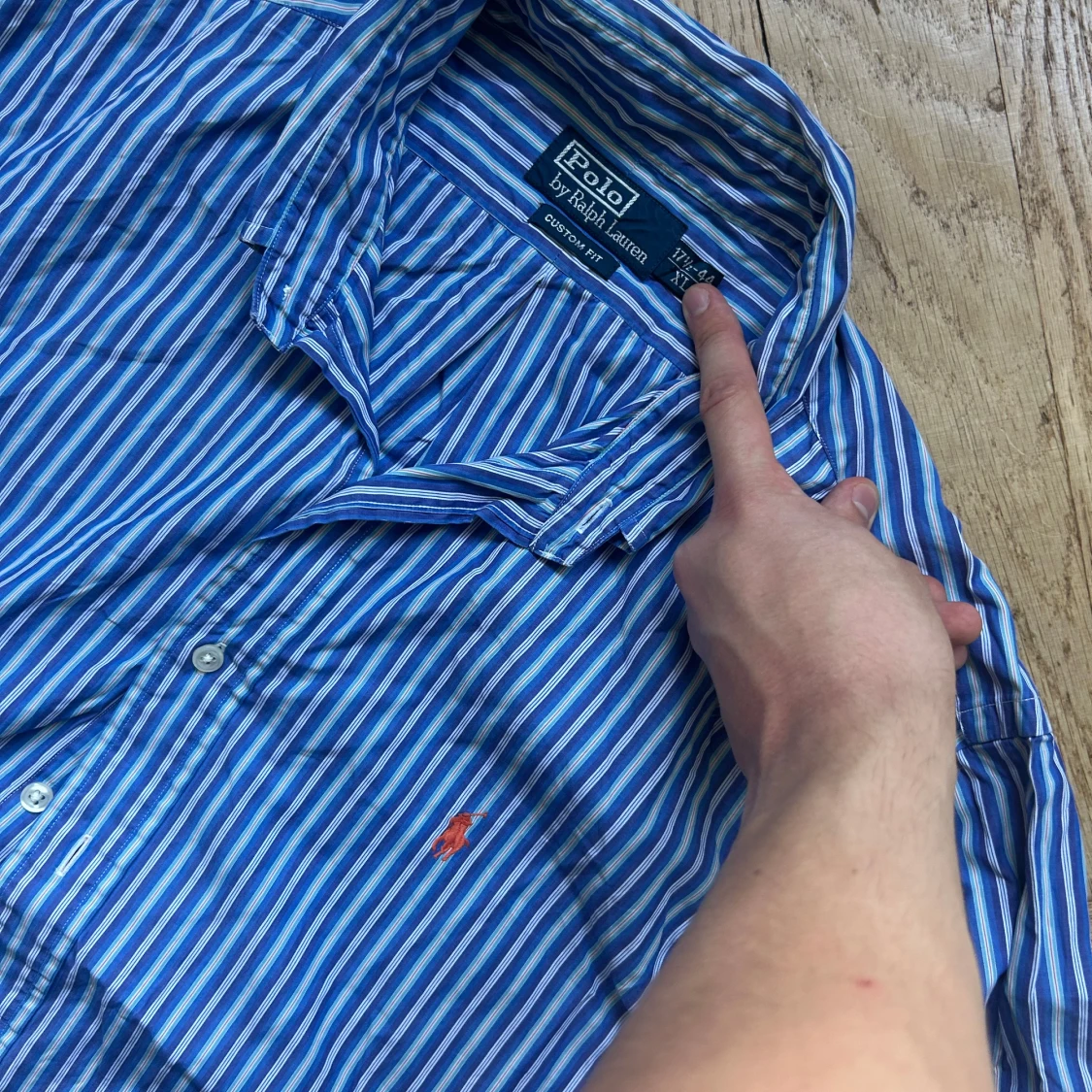 Blå randig skjorta från Polo Ralph Lauren - 1