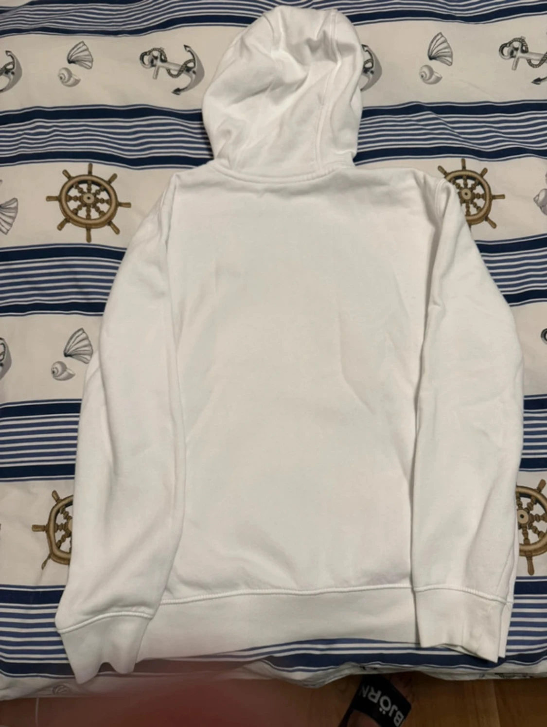 Vit hoodie från Nike med dragkedja - 3