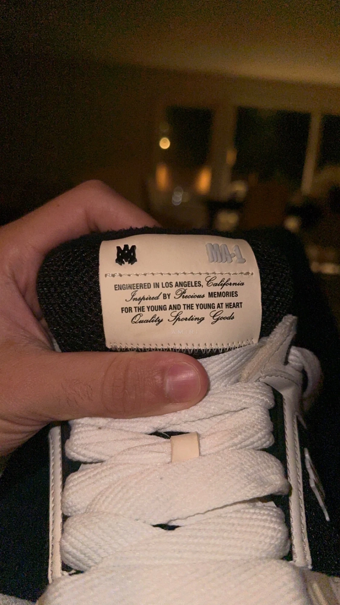 AMIRI MA-1 sneakers svart/vit - 4