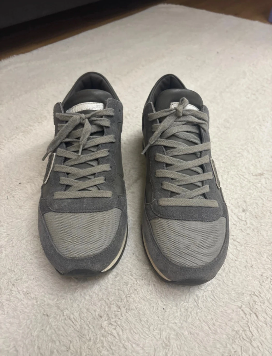 Grå Philippe Model sneakers strl 40 - 1